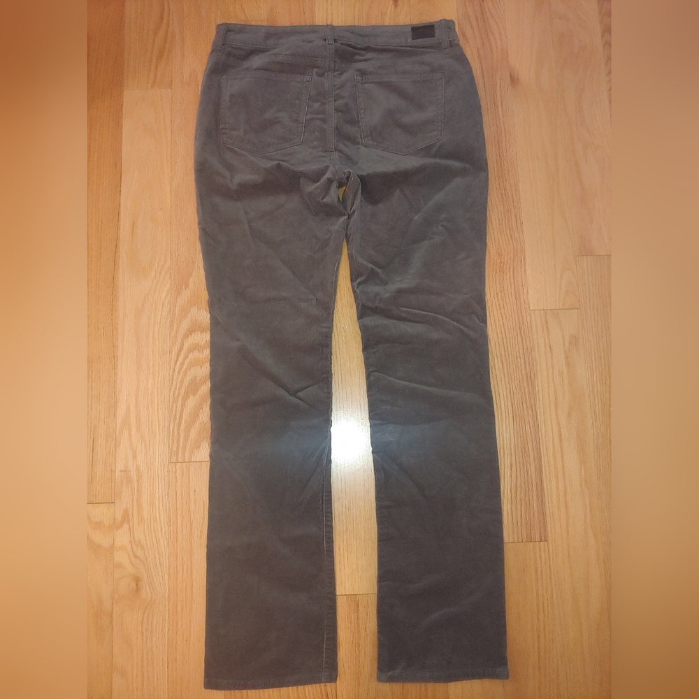 NWOT LAUREN Ralph Lauren Gray Premier Corduroy Straight Leg Pants  – Size 8 - Picture 5 of 8